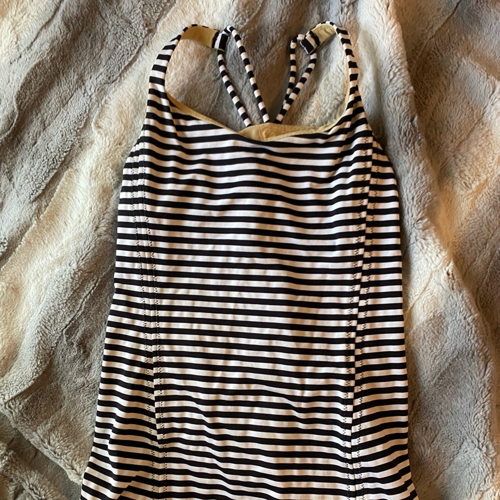 RARE Lululemon stripped tank top